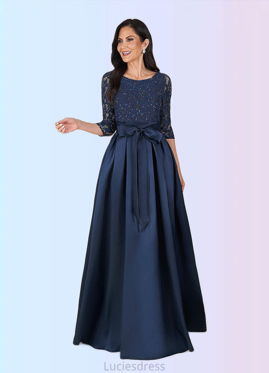 Deanna A-Line Sequins Lace Floor-Length Dress HFP0022661