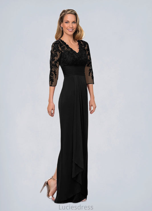 Rosalind Sheath Lace Floor-Length Dress HFP0022665